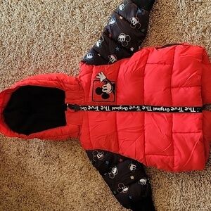 Baby boy Mickey Mouse puffer, 6 months, like new